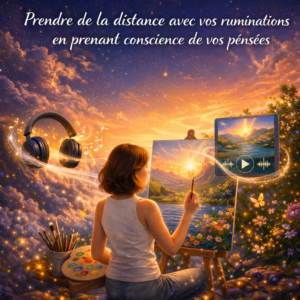 Prendre de la distance avec vos ruminations en prenant conscience de vos pensées