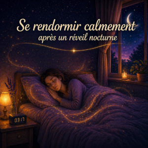 Se rendormir calmement après un réveil nocturne